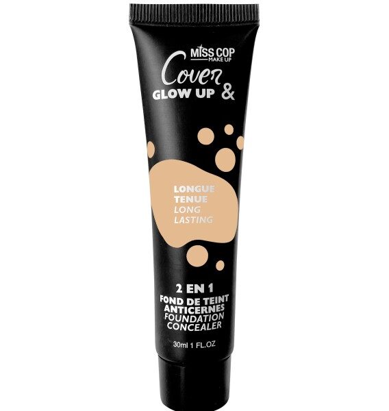 Miss Cop Cover & Glow Up 2 Σε 1 - Foundation 30ml 4053-03 Rose Beige